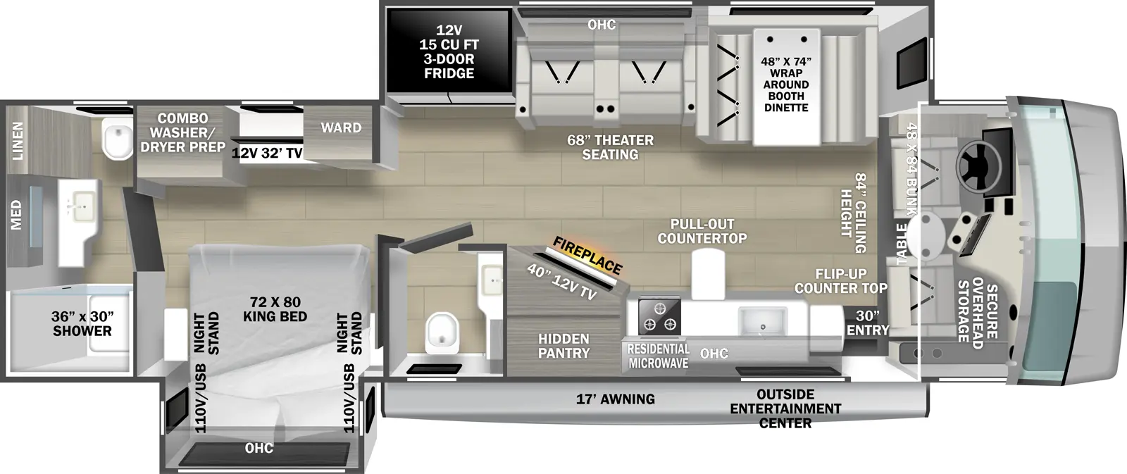 Fr3 34DS Floorplan